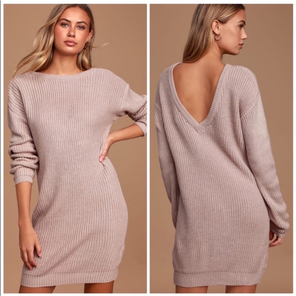 NWOT LULUS sweater dress size XS
